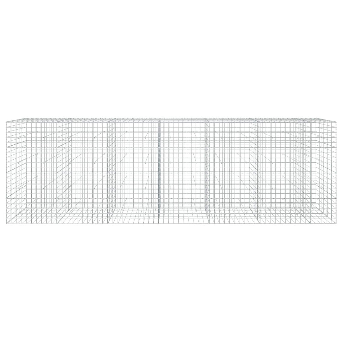Gabion with 5 mm Wire and 10x10 cm Mesh 650x50x200 cm