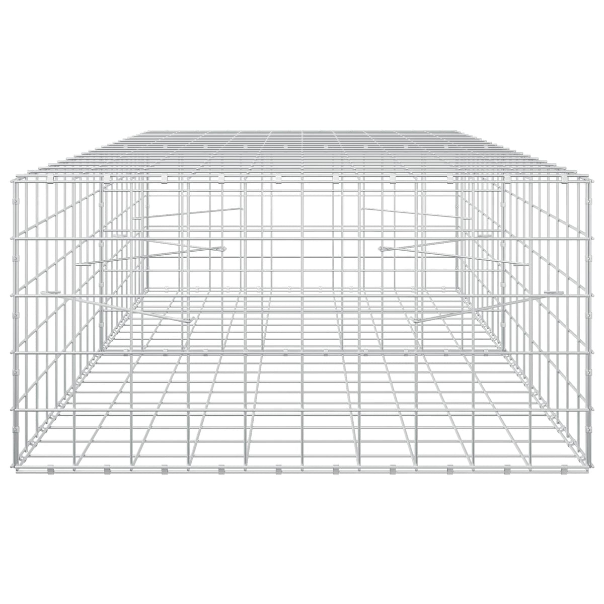 Gabion with 5 mm Wire and 10x10 cm Mesh 200x100x50 cm