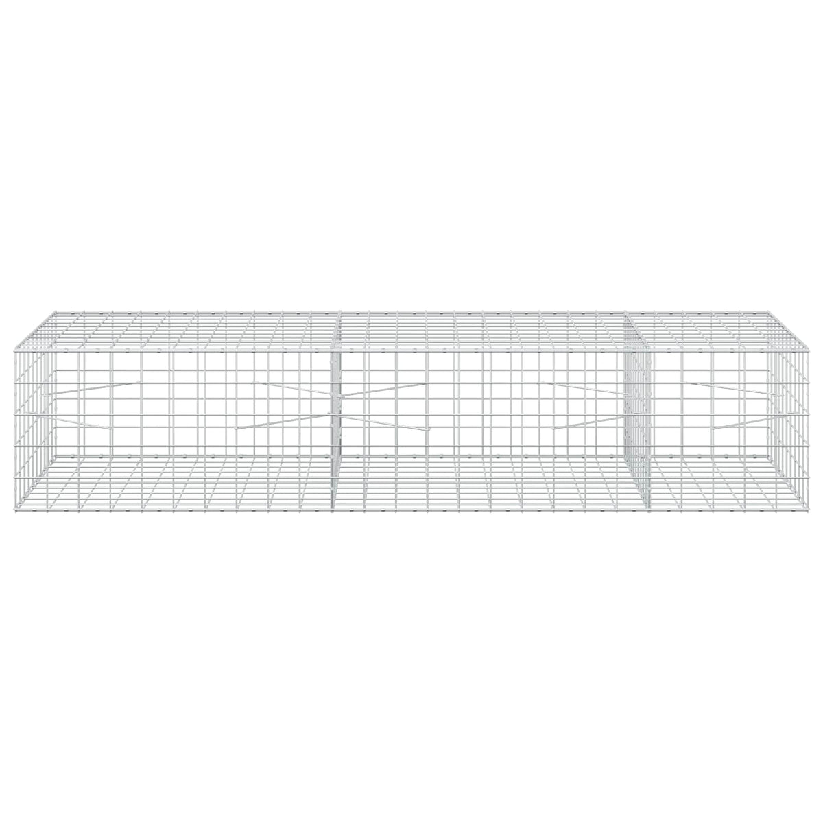 Gabion with 5 mm Wire and 10x10 cm Mesh 250x100x50 cm