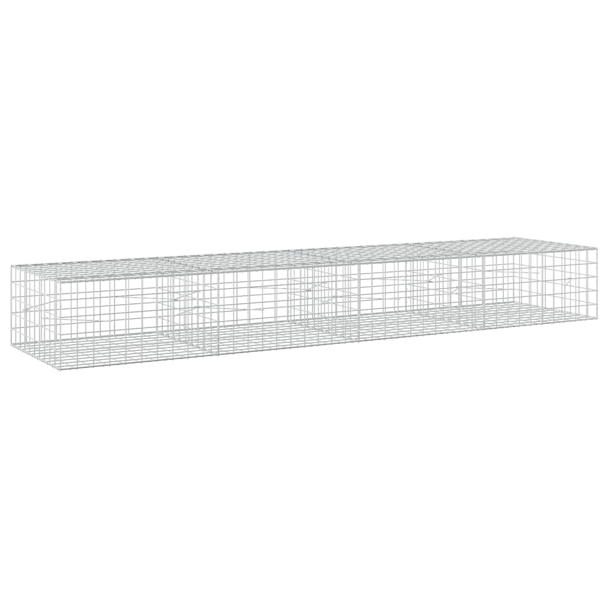 Gabion with 5 mm Wire and 10x10 cm Mesh 400x100x50 cm