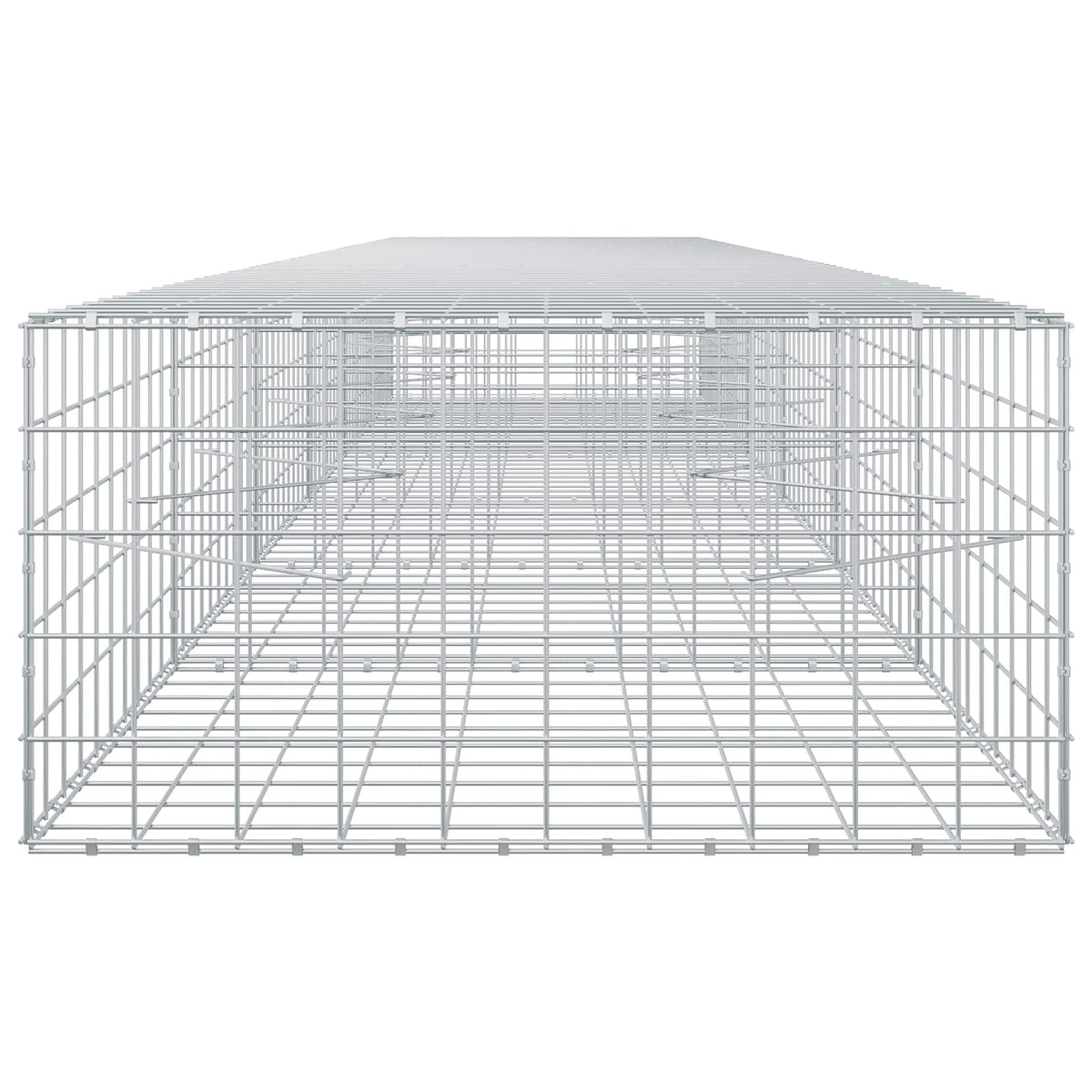 Gabion with 5 mm Wire and 10x10 cm Mesh 600x100x50 cm