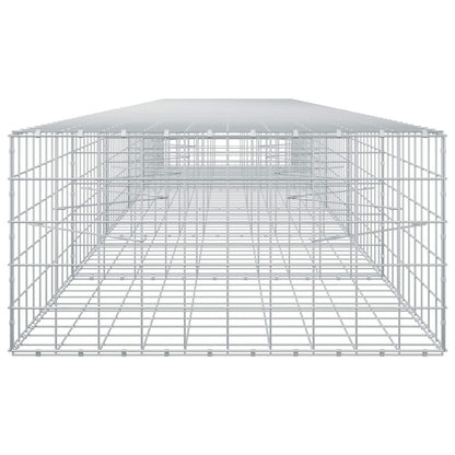 Gabion with 5 mm Wire and 10x10 cm Mesh 600x100x50 cm