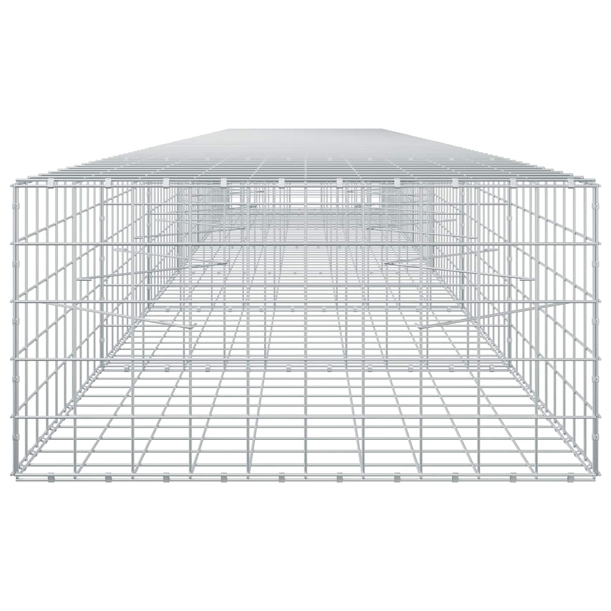 Gabion with 5 mm Wire and 10x10 cm Mesh 650x100x50 cm