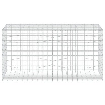 Gabion with 5 mm Wire and 10x10 cm Mesh 200x100x100 cm