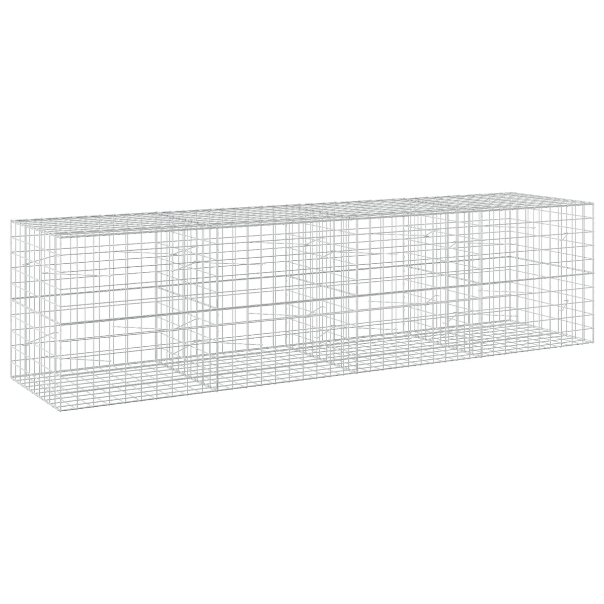 Gabion with 5 mm Wire and 10x10 cm Mesh 400x100x100 cm