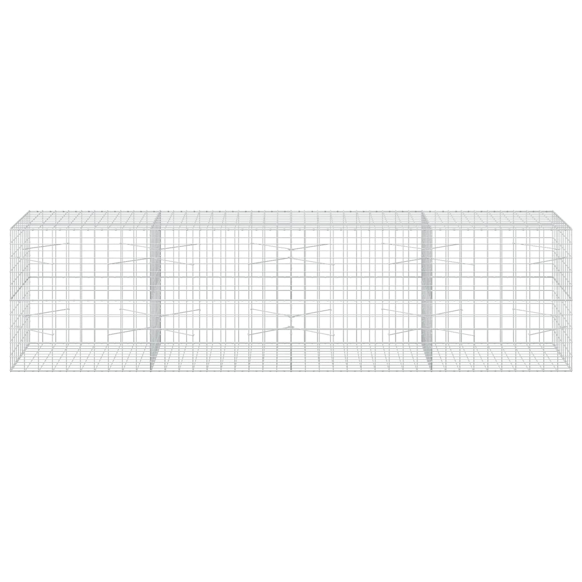 Gabion with 5 mm Wire and 10x10 cm Mesh 400x100x100 cm