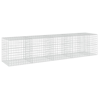 Gabion with 5 mm Wire and 10x10 cm Mesh 450x100x100 cm
