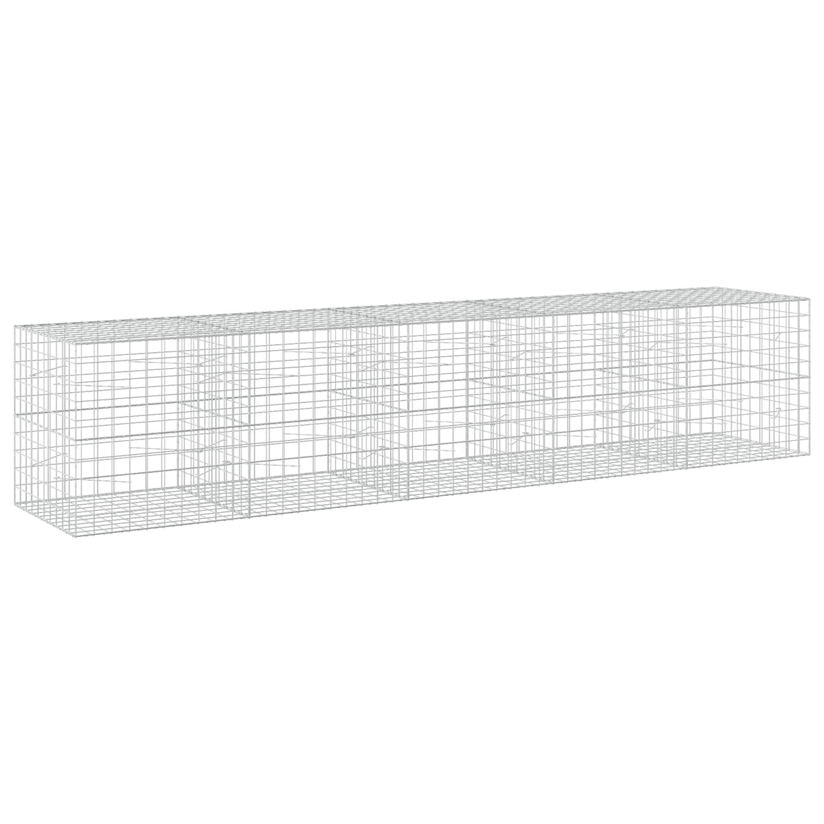 Gabion with 5 mm Wire and 10x10 cm Mesh 500x100x100 cm