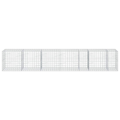 Gabion with 5 mm Wire and 10x10 cm Mesh 550x100x100 cm