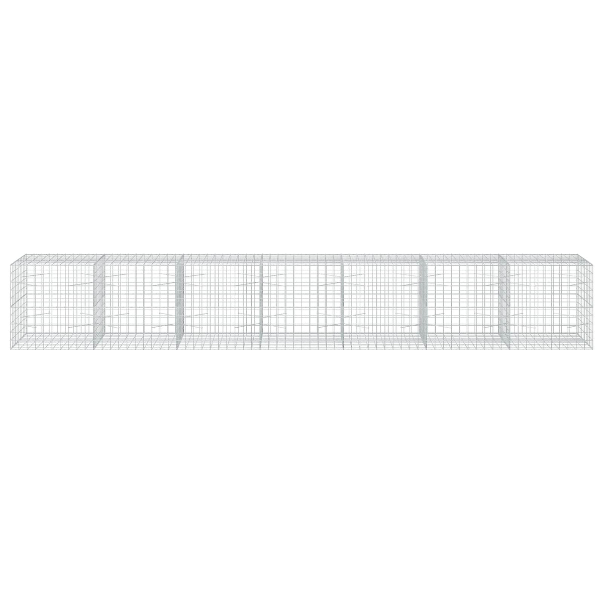 Gabion with 5 mm Wire and 10x10 cm Mesh 700x100x100 cm