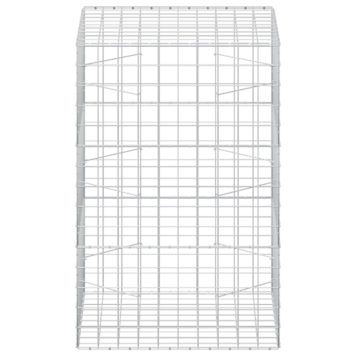Gabion with 5 mm Wire and 10x10 cm Mesh 100x100x150 cm