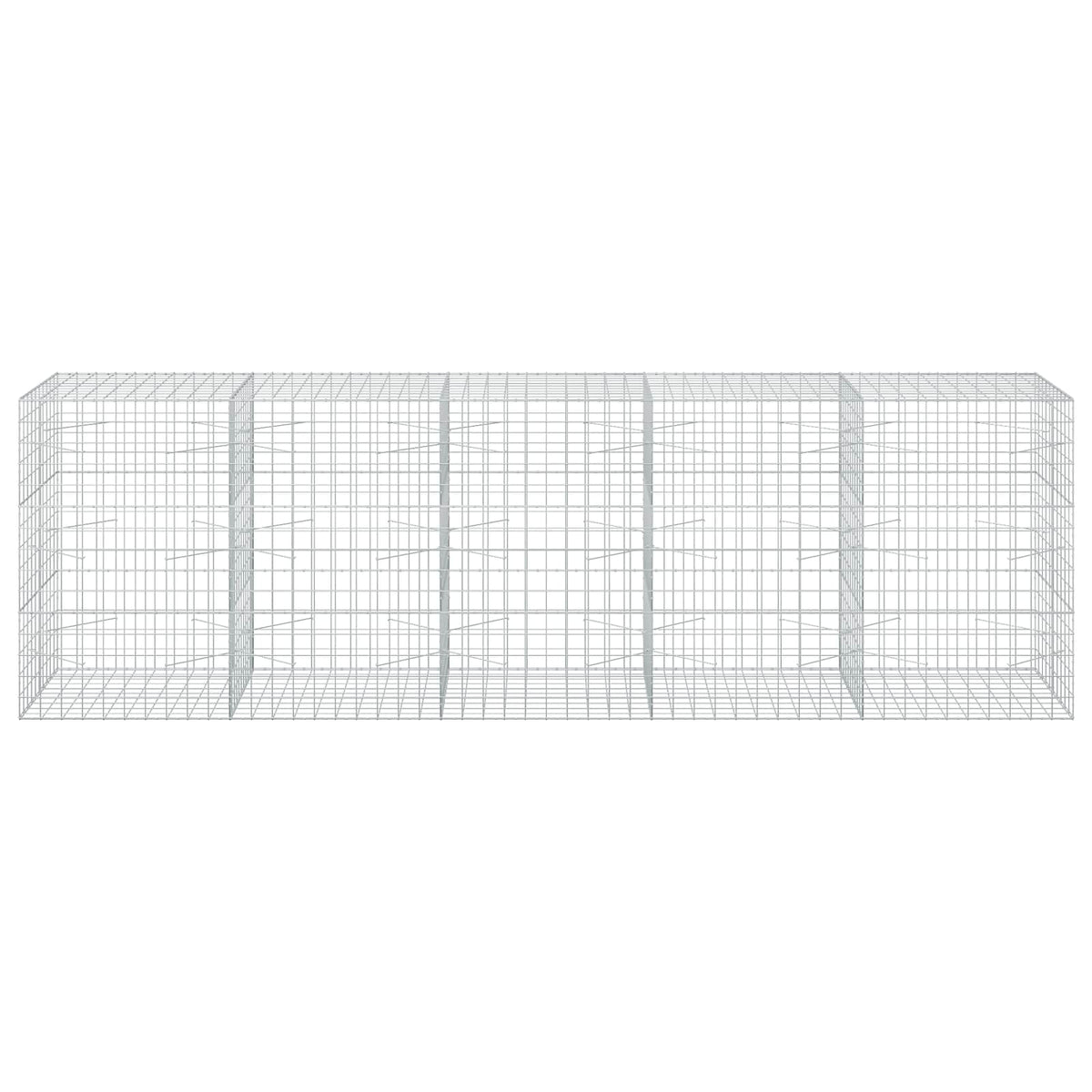 Gabion with 5 mm Wire and 10x10 cm Mesh 500x100x150 cm
