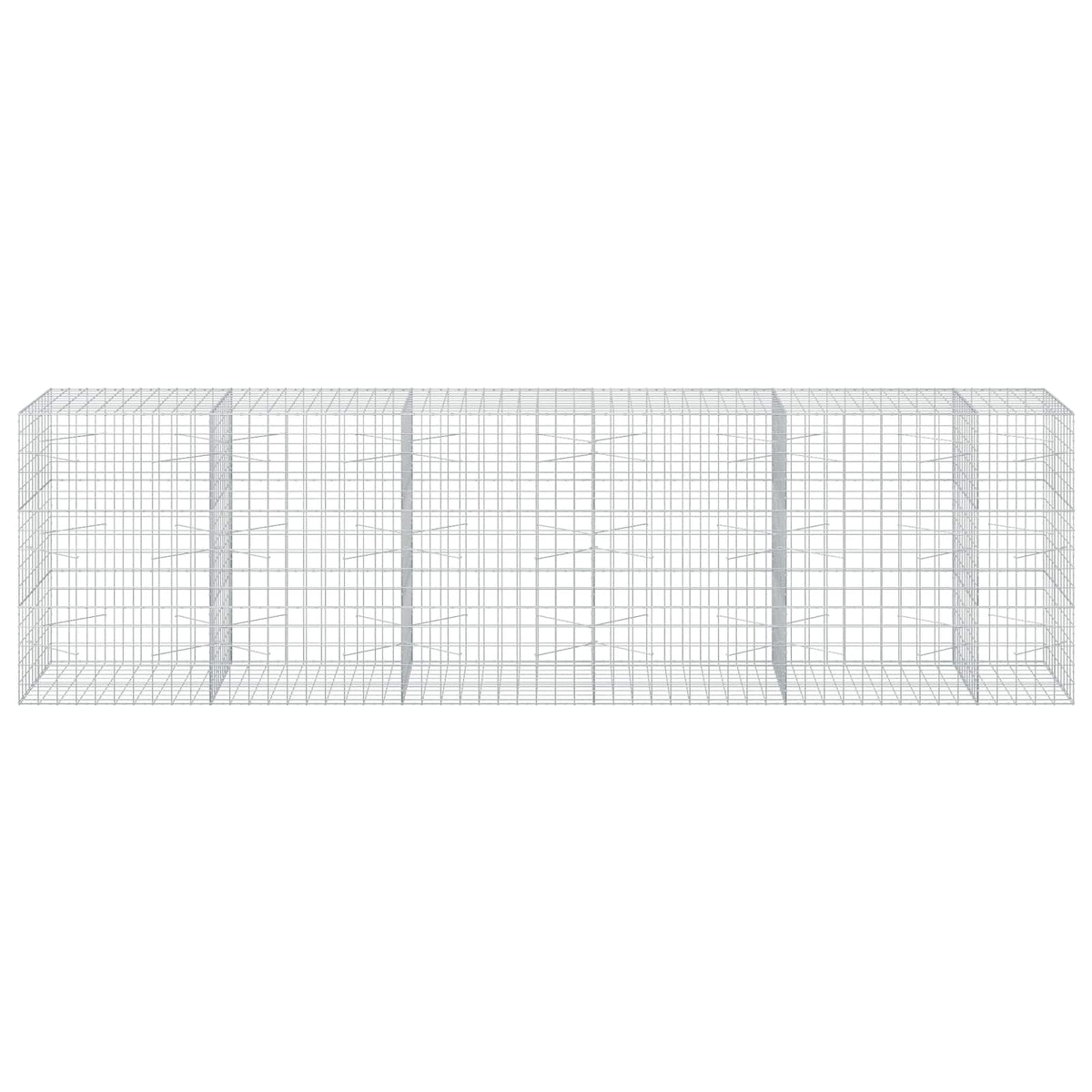 Gabion with 5 mm Wire and 10x10 cm Mesh 550x100x150 cm