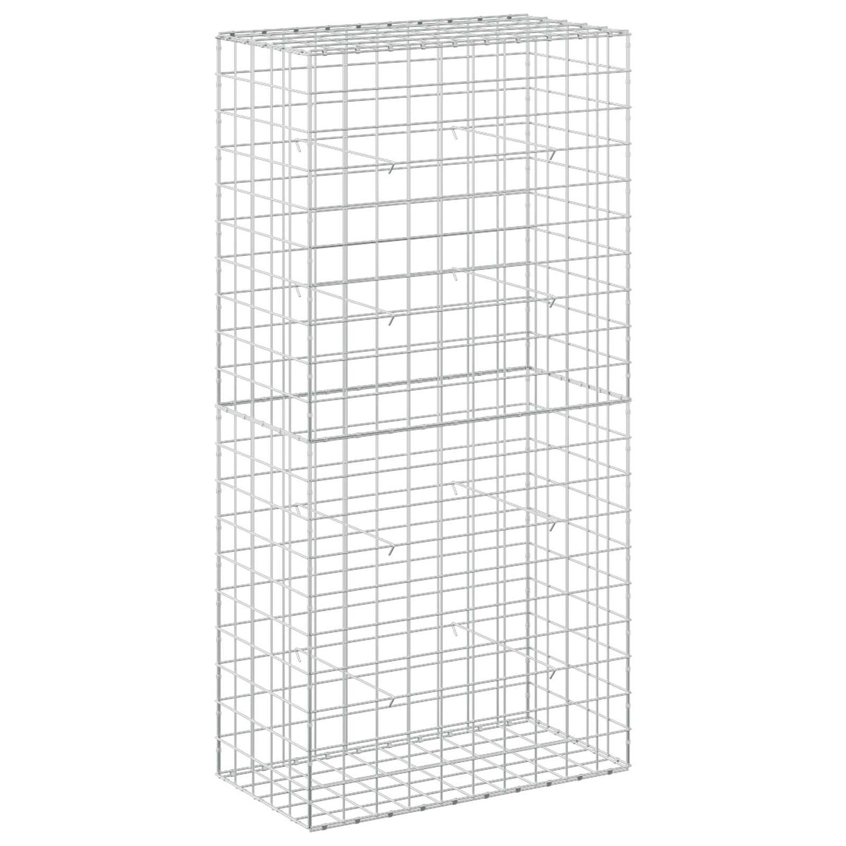 Gabion with 5 mm Wire and 10x10 cm Mesh 50x100x200 cm