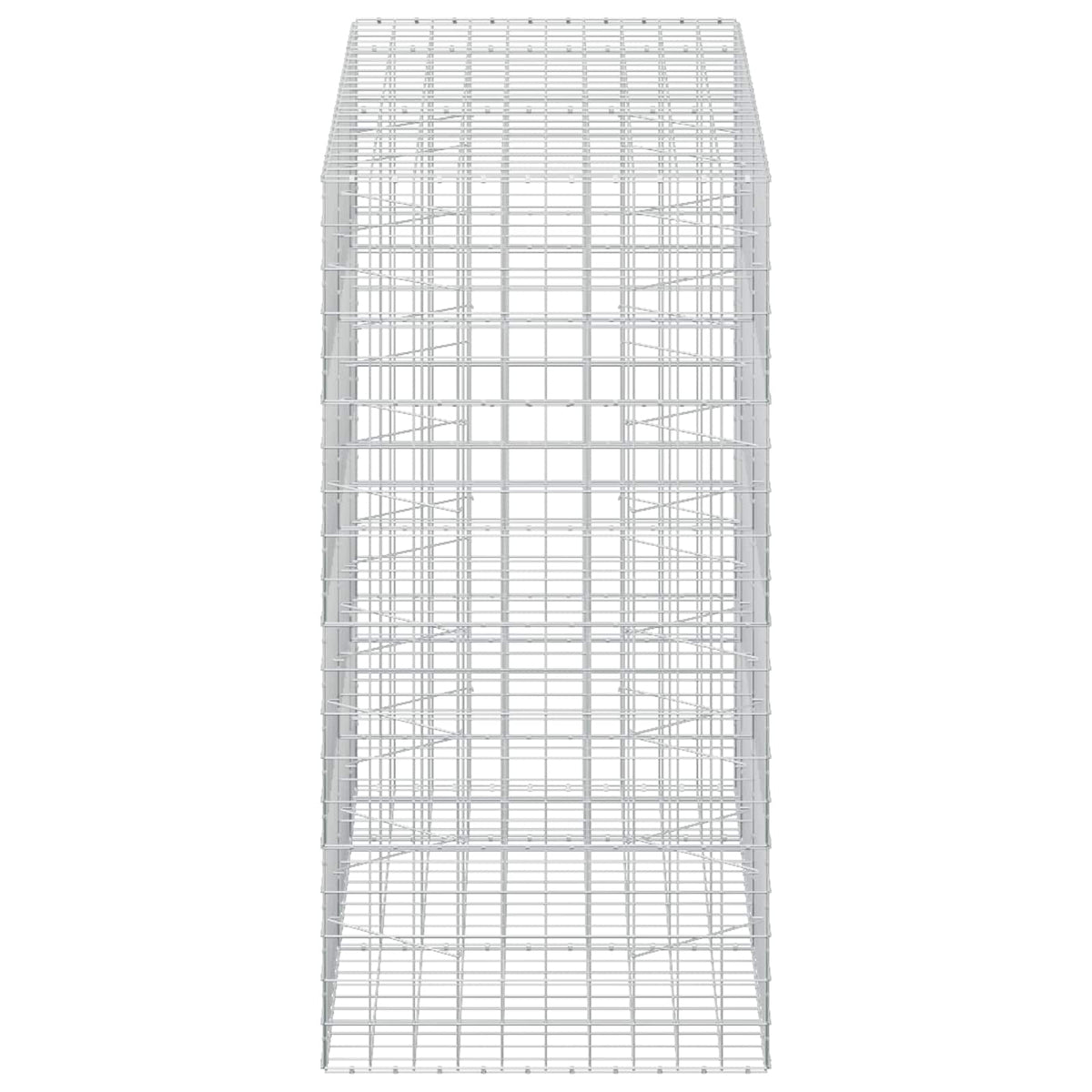Gabion with 5 mm Wire and 10x10 cm Mesh 250x100x200 cm