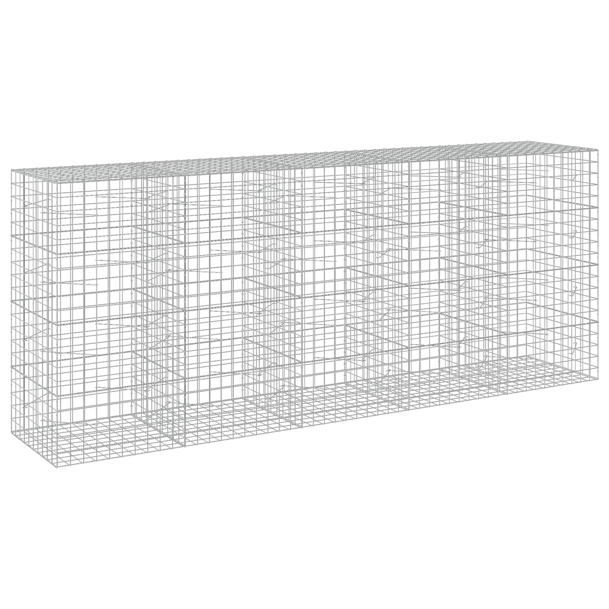 Gabion with 5 mm Wire and 10x10 cm Mesh 500x100x200 cm