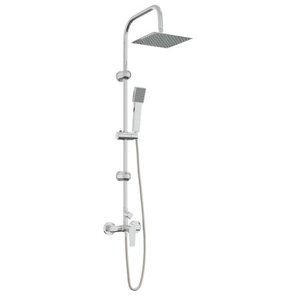 Shower System Chrome Stainless Steel 21 x 48 x 112 cm