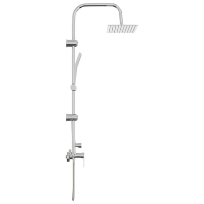 Shower System Chrome Stainless Steel 21 x 48 x 112 cm