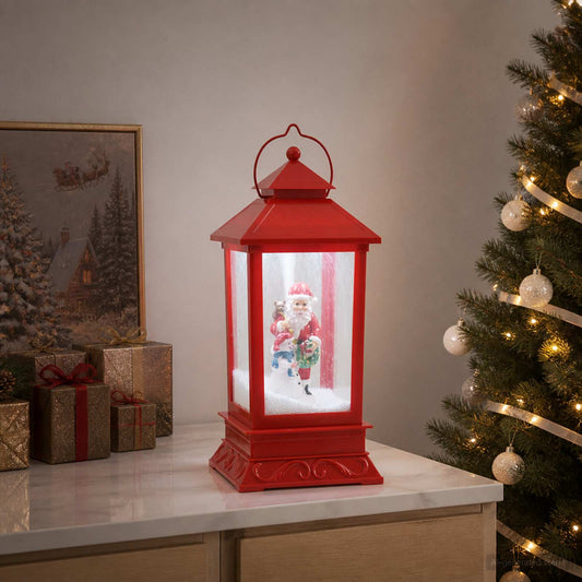 Christmas Lantern ESPOO Cold White 17.5 x 17.5 x 41 cm