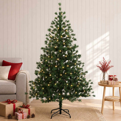 Artificial Hinged Christmas Tree 120 cm 150 LEDs Warm White