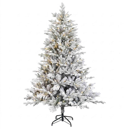 Artificial Hinged Christmas Tree 150 cm 150 LEDs Warm White