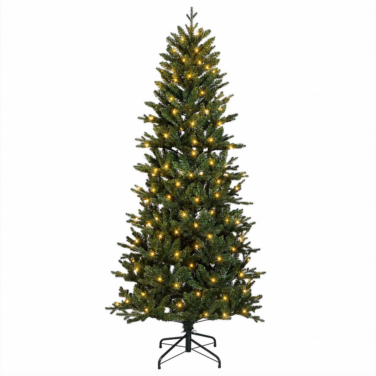 Artificial Hinged Christmas Tree 120 cm 150 LEDs Warm White