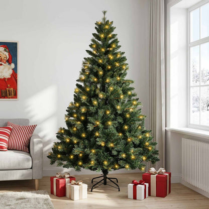 Artificial Hinged Christmas Tree 120 cm 150 LEDs Warm White