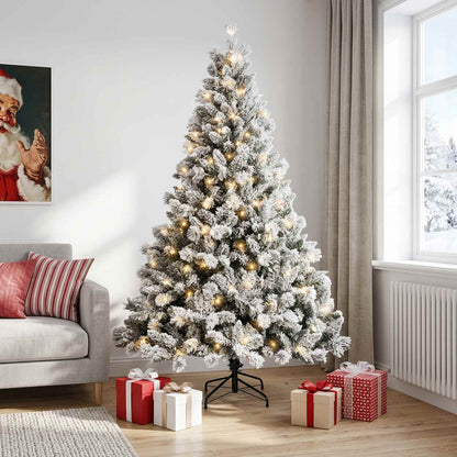 Artificial Hinged Christmas Tree 120 cm 150 LEDs Warm White