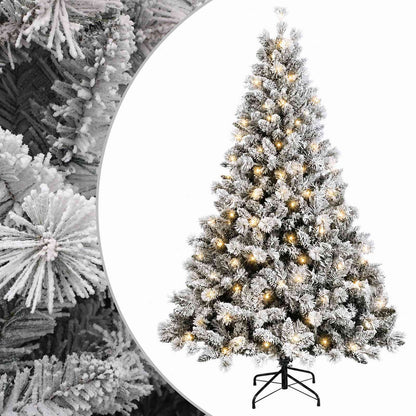 Artificial Hinged Christmas Tree 120 cm 150 LEDs Warm White