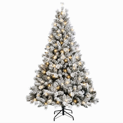 Artificial Hinged Christmas Tree 120 cm 150 LEDs Warm White