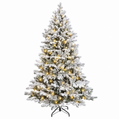 Artificial Hinged Christmas Tree 150 cm 150 LEDs Warm White