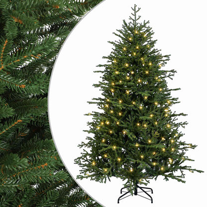 Artificial Hinged Christmas Tree 120 cm 150 LEDs Warm White