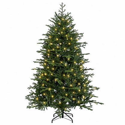 Artificial Hinged Christmas Tree 120 cm 150 LEDs Warm White