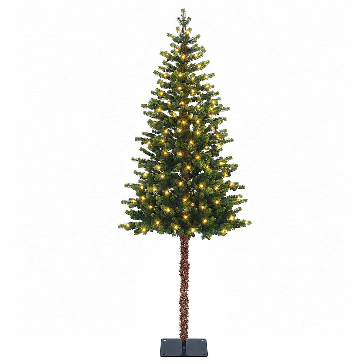 Artificial Hinged Christmas Tree 120 cm 150 LEDs Warm White