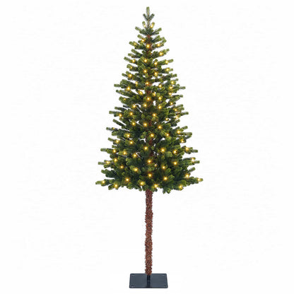 Artificial Hinged Christmas Tree 150 cm 150 LEDs Warm White