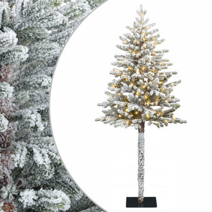Artificial Hinged Christmas Tree 120 cm 150 LEDs Warm White