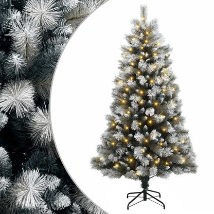 Artificial Hinged Christmas Tree 150 cm 150 LEDs Warm White