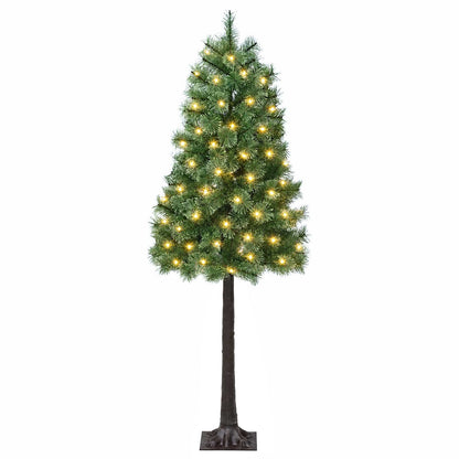 Artificial Hinged Christmas Tree 120 cm 150 LEDs Warm White