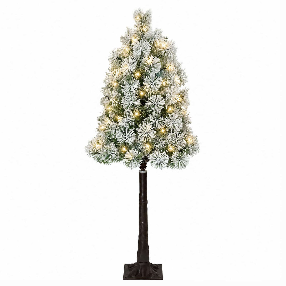 Artificial Hinged Christmas Tree 150 cm 150 LEDs Warm White