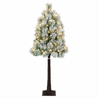 Artificial Hinged Christmas Tree 150 cm 150 LEDs Warm White