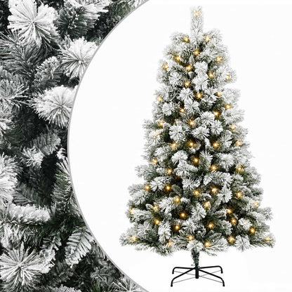 Artificial Hinged Christmas Tree 150 cm 150 LEDs Warm White