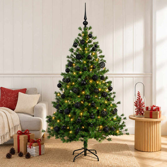 Artificial Christmas Tree with Bauble 120 cm 150 LEDs