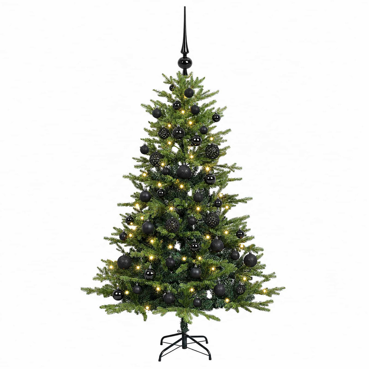 Artificial Christmas Tree with Bauble 120 cm 150 LEDs