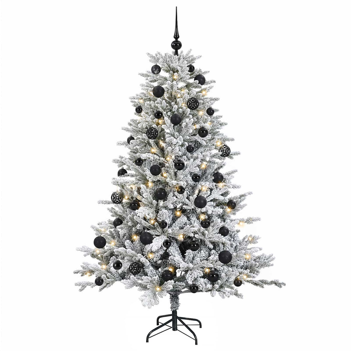 Artificial Christmas Tree with Bauble 150 cm 150 LEDs
