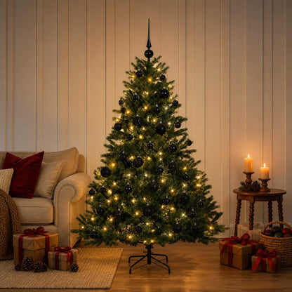 Artificial Christmas Tree with Bauble 120 cm 150 LEDs
