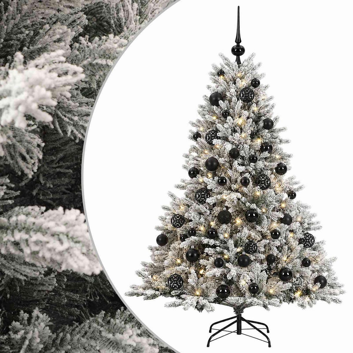 Artificial Christmas Tree with Bauble 150 cm 150 LEDs
