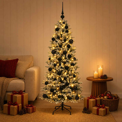 Artificial Christmas Tree with Bauble 150 cm 150 LEDs