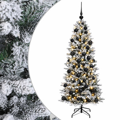 Artificial Christmas Tree with Bauble 150 cm 150 LEDs