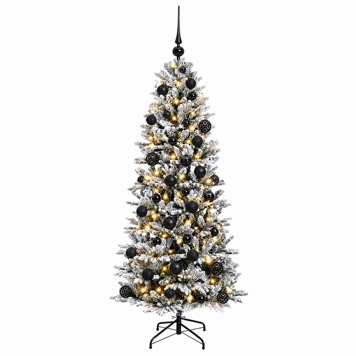 Artificial Christmas Tree with Bauble 150 cm 150 LEDs