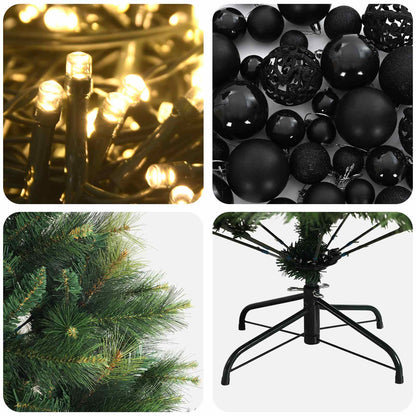 Artificial Christmas Tree with Bauble 120 cm 150 LEDs
